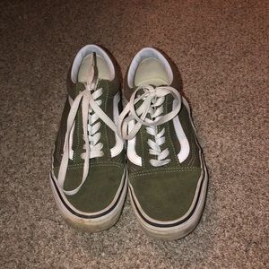 Olive Green Vans!!